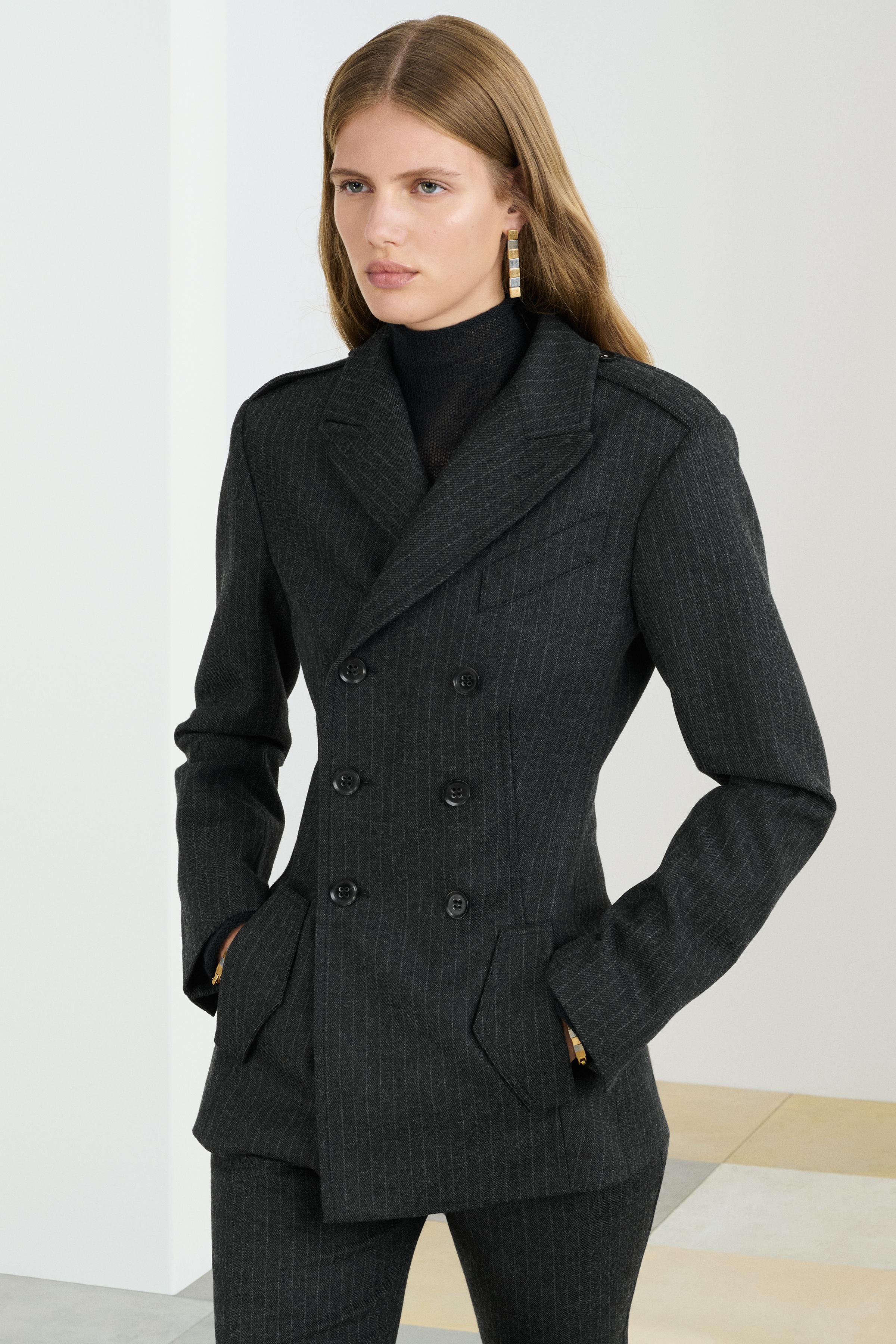 STRUCTURED STRIPED BLAZER